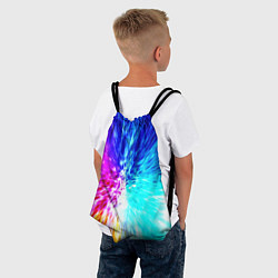 Рюкзак-мешок Всплеск ярких красок, цвет: 3D-принт — фото 2