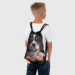 Рюкзак-мешок Бернский зенненхунд милый щенок, цвет: 3D-принт — фото 2