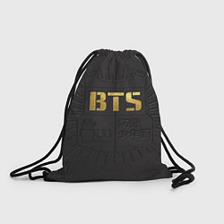 Рюкзак-мешок BTS Bulletproof, цвет: 3D-принт