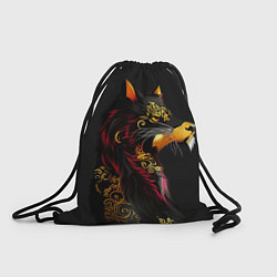 Рюкзак-мешок Китайский волк, цвет: 3D-принт