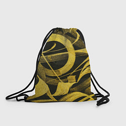 Рюкзак-мешок Gold Calligraphic, цвет: 3D-принт