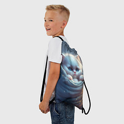 Рюкзак-мешок Котик в мешке, цвет: 3D-принт — фото 2