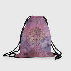 Рюкзак-мешок Мандала гармонии, фиолетовая, космос, цвет: 3D-принт