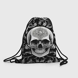 Рюкзак-мешок Винтажный череп, цвет: 3D-принт
