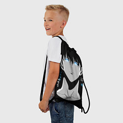 Рюкзак-мешок Поднятие уровня в одиночку - solo leveling, цвет: 3D-принт — фото 2