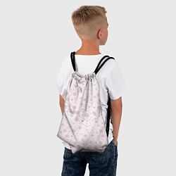 Рюкзак-мешок Нежные , весенние цветы, цвет: 3D-принт — фото 2