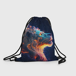 Рюкзак-мешок Космический звёздный лев, цвет: 3D-принт