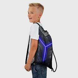 Рюкзак-мешок Лучевая подсветка неон, цвет: 3D-принт — фото 2