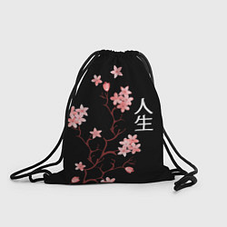 Мешок для обуви Сакура, дерево жизни