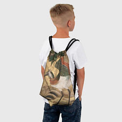 Рюкзак-мешок Сказочная птица, цвет: 3D-принт — фото 2
