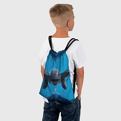 Рюкзак-мешок PUBG шлем, цвет: 3D-принт — фото 2