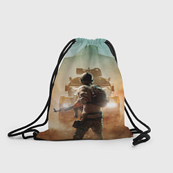 Рюкзак-мешок PUBG и машина, цвет: 3D-принт