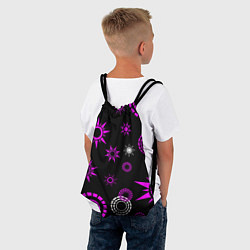 Рюкзак-мешок Калейдоскоп круги, цвет: 3D-принт — фото 2