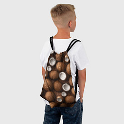 Рюкзак-мешок Сочная текстура из кокосов, цвет: 3D-принт — фото 2