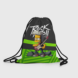 Рюкзак-мешок Rock music Simpsons, цвет: 3D-принт