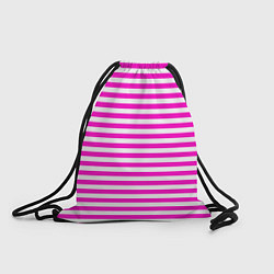 Рюкзак-мешок Ярко-розовые полосы, цвет: 3D-принт