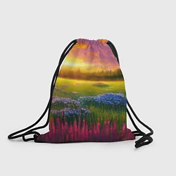Рюкзак-мешок Летний закат, цвет: 3D-принт