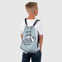 Рюкзак-мешок Кроха енот, цвет: 3D-принт — фото 2