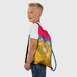 Рюкзак-мешок Солнечная Армения, цвет: 3D-принт — фото 2