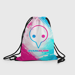 Рюкзак-мешок Evangelion neon gradient style, цвет: 3D-принт