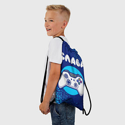 Рюкзак-мешок Слава геймер, цвет: 3D-принт — фото 2