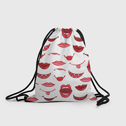 Рюкзак-мешок Сладкие губы, цвет: 3D-принт