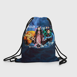 Рюкзак-мешок Танджиро Камадо - убийца демонов аниме, цвет: 3D-принт