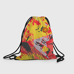 Рюкзак-мешок ФК Манчестер Юнайтед команда, цвет: 3D-принт
