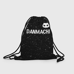 Рюкзак-мешок DanMachi glitch на темном фоне: символ сверху, цвет: 3D-принт