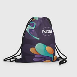 Рюкзак-мешок Mass Effect graffity splash, цвет: 3D-принт
