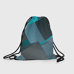 Рюкзак-мешок Абстрактные ребристые кубы, цвет: 3D-принт