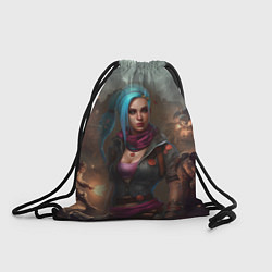 Мешок для обуви Jinx art Arcane League of Legends fantasy