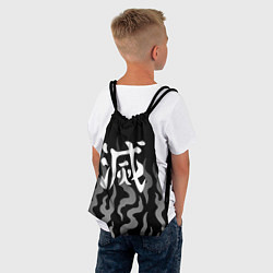Рюкзак-мешок Знак истребителей демонов - огонь, цвет: 3D-принт — фото 2