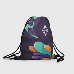 Рюкзак-мешок The Sims graffity splash, цвет: 3D-принт