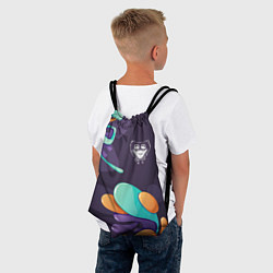 Рюкзак-мешок Poppy Playtime graffity splash, цвет: 3D-принт — фото 2