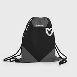 Рюкзак-мешок Форма Mouz black, цвет: 3D-принт