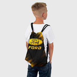 Рюкзак-мешок Ford - gold gradient, цвет: 3D-принт — фото 2