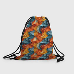 Рюкзак-мешок Волны ярких красок, цвет: 3D-принт