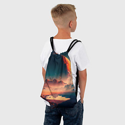 Рюкзак-мешок Неизвестная планета, цвет: 3D-принт — фото 2