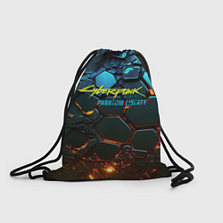 Рюкзак-мешок Киберпанк призрачная свобода разлом плит, цвет: 3D-принт