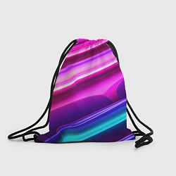 Рюкзак-мешок Неоновые объемные полосы, цвет: 3D-принт