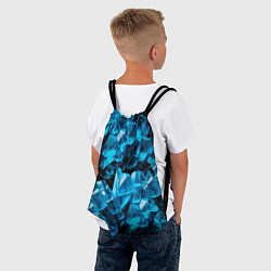 Рюкзак-мешок Кристаллическая текстура, цвет: 3D-принт — фото 2