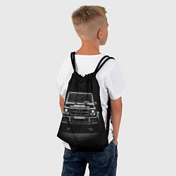 Рюкзак-мешок Чёрный Гелендваген, цвет: 3D-принт — фото 2