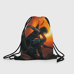 Рюкзак-мешок Тень Лары Крофт, цвет: 3D-принт