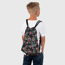 Рюкзак-мешок Модный разноцветный камуфляж, цвет: 3D-принт — фото 2