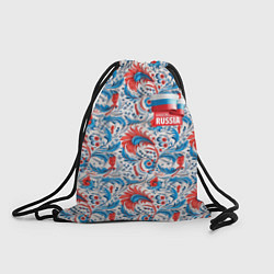 Рюкзак-мешок Russia pattern, цвет: 3D-принт