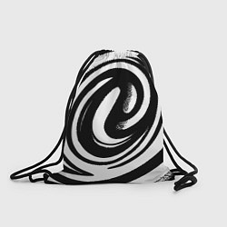 Рюкзак-мешок Черно-белая воронка, цвет: 3D-принт
