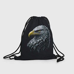 Рюкзак-мешок Орёл от нейросети, цвет: 3D-принт