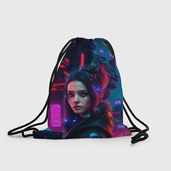 Рюкзак-мешок Футуристическая ведьма, цвет: 3D-принт