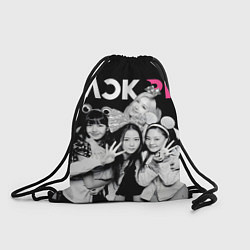 Рюкзак-мешок Blackpink funny girls, цвет: 3D-принт